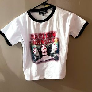 Unreleased Dolls-kill collab Manson ringer top